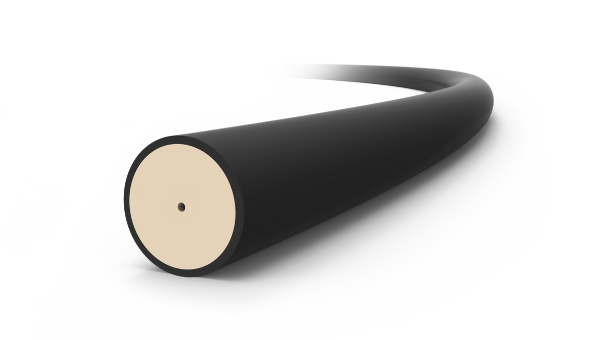 PEEK Tubing, 1/16" OD x 0.004" ID, Dual Layer Black - PRICED PER FOOT, PLEASE SPECIFY LENGTH REQUIRED