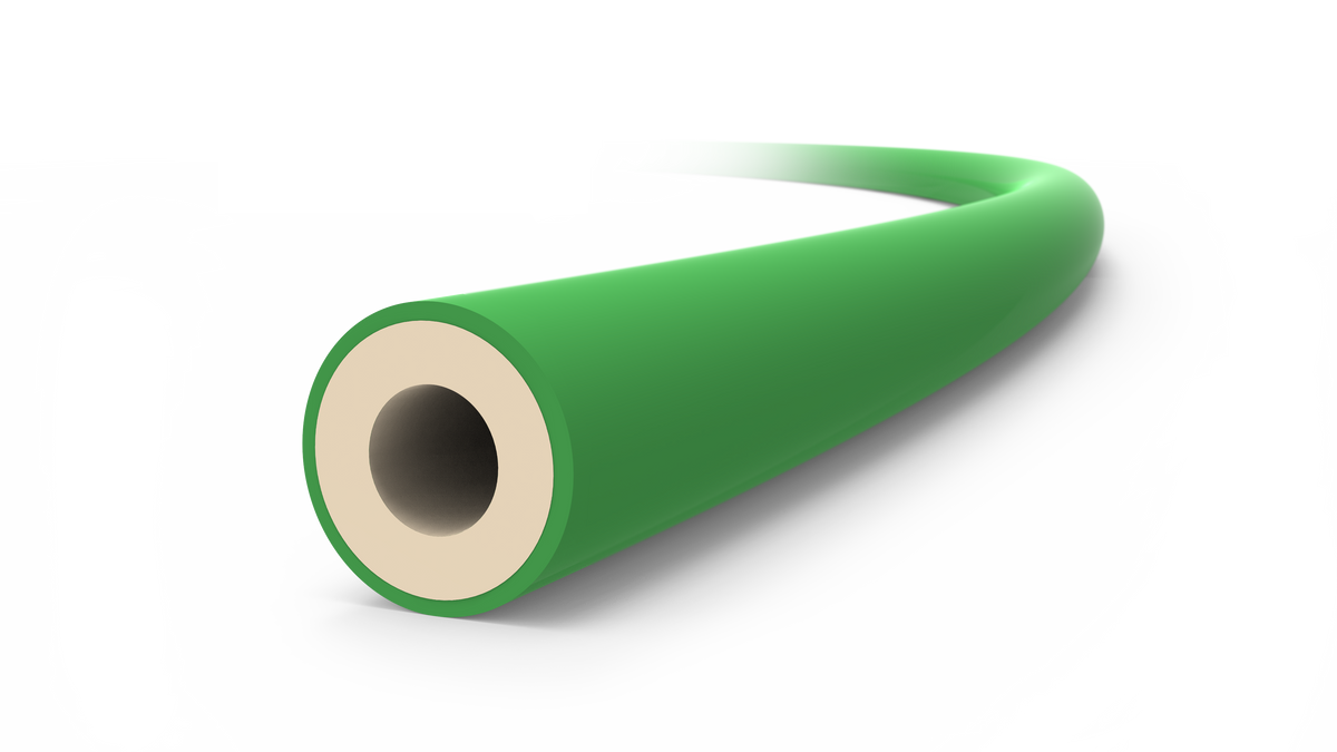 PEEK Tubing, 1/16" OD x 0.030" ID, Dual Layer, Green, 3500 PSI - PRICED PER FOOT, PLEASE SPECIFY LENGTH REQUIRED