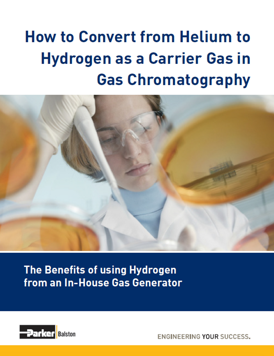 How to Convert from Helium to Hydrogen as a Carrier Gas in Gas Chromatgraphy