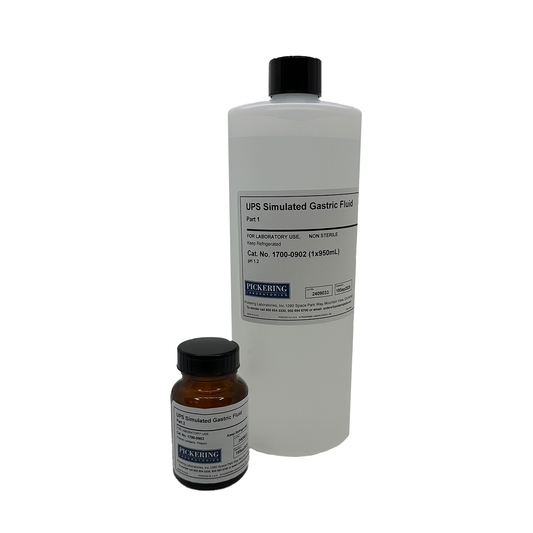 USP Simulated Gastric Fluid with Enzyme, 2-Part, 950 mL, Ships In Insulated Cooler ***Important - Product Must Be Refrigerated**