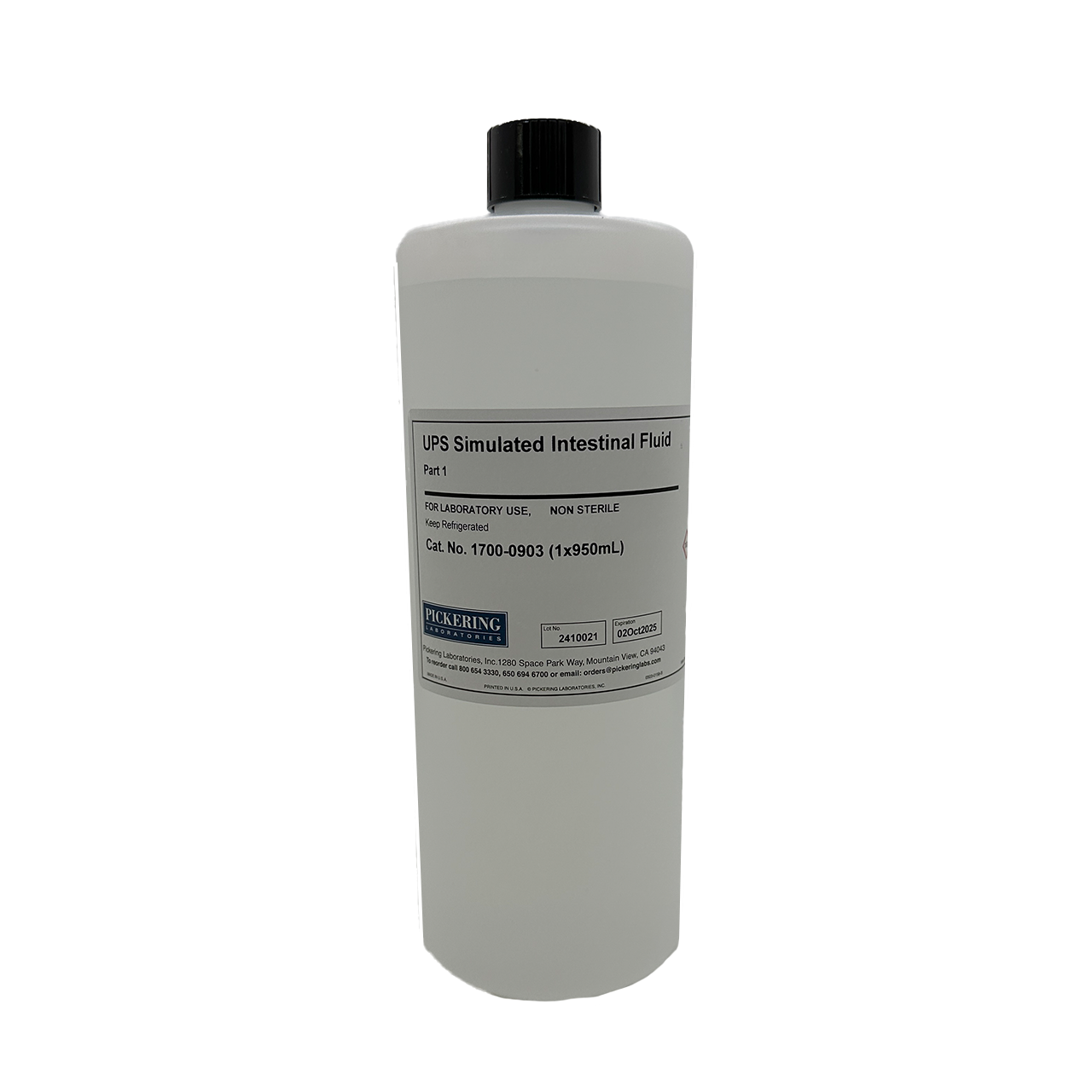 USP Simulated Intestinal Fluid, 2-part, 950 mL, Ships In Insulated Cooler ***Important - Product Must Be Refrigerated**