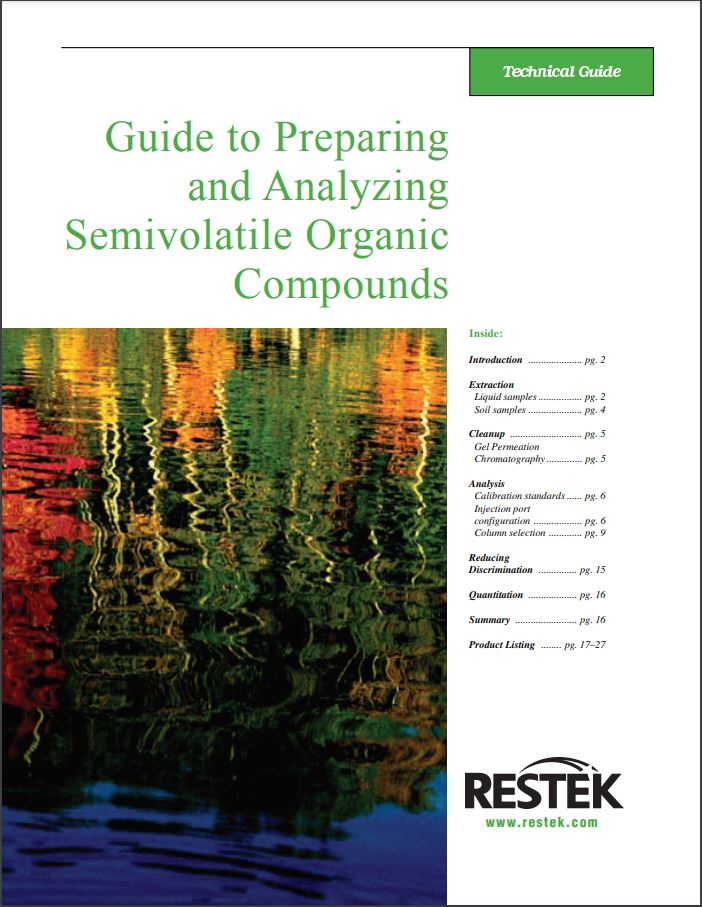 Guide to Preparing And Analyzing Semi-Volatile Organic Compounds