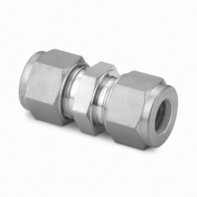 Stainless Steel Swagelok Tube Fitting, Union, 6 mm Tube OD