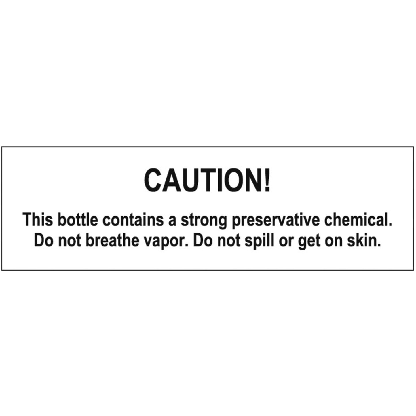 Labels for Urisafe® and Uritainer™ Containers, Caution Label