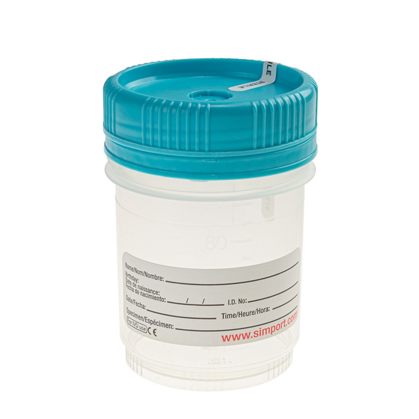 The Tamper Evident SpecTainer™ I, Sterile, 120 ml