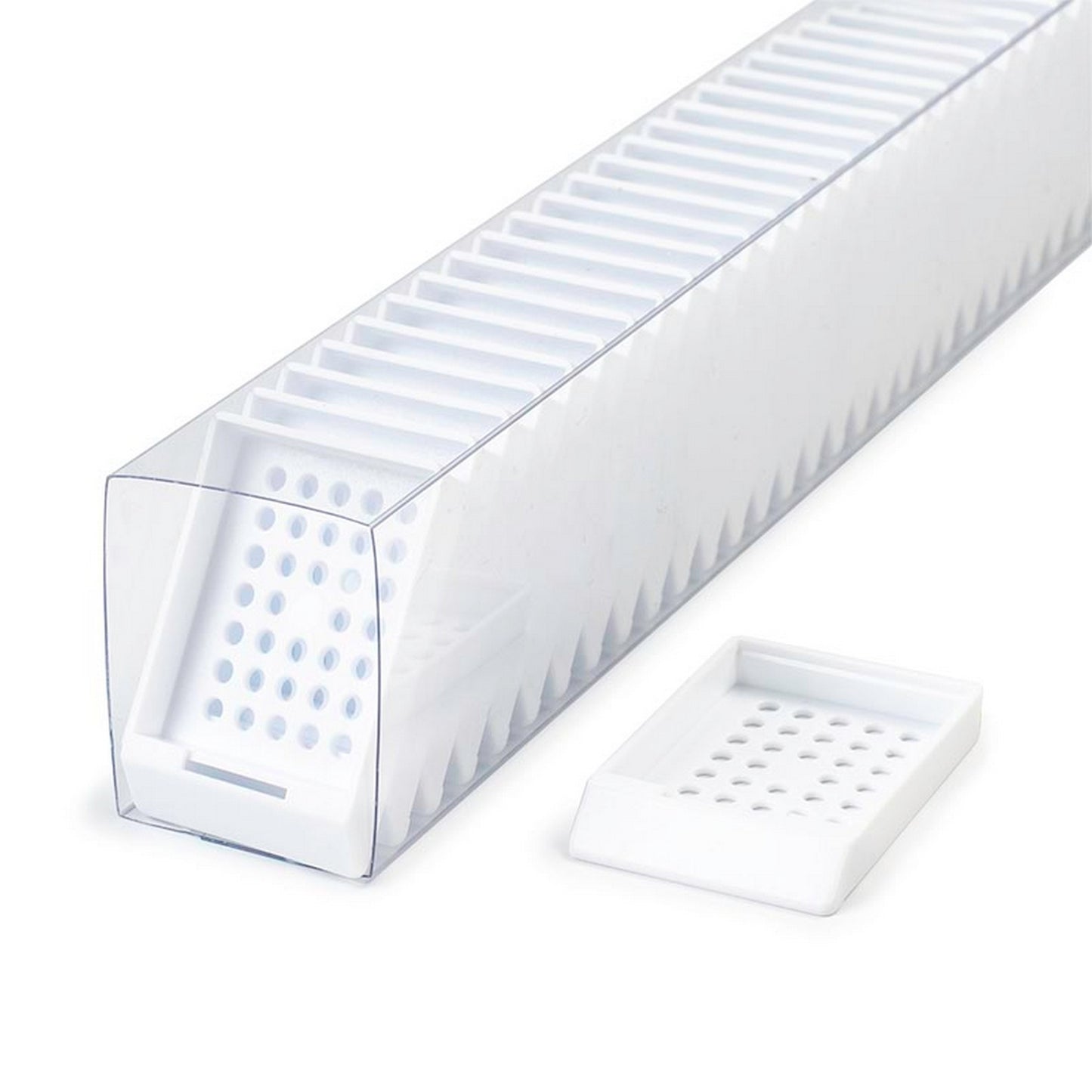 Embedding cassettes in Quickload™ sleeves, White