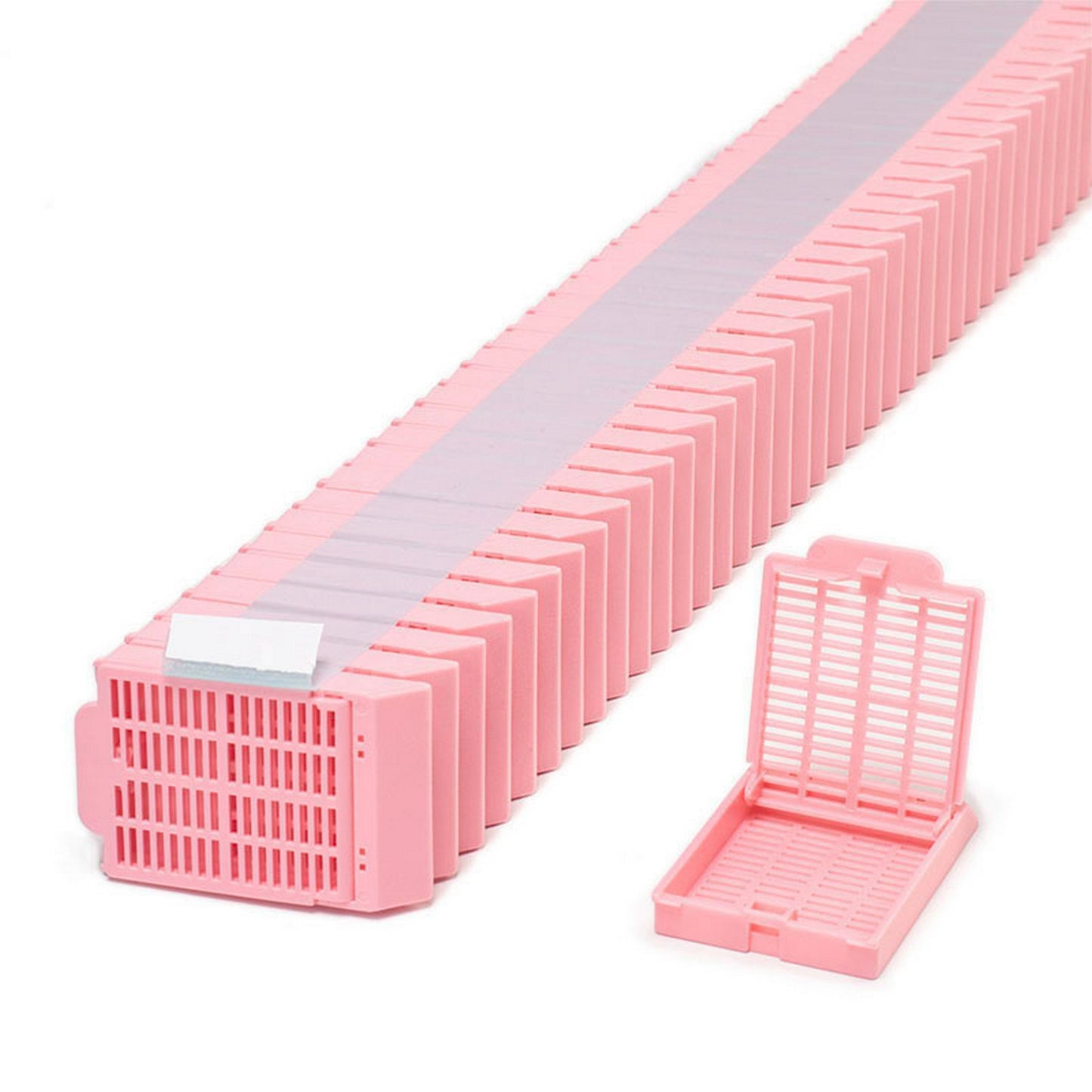 Histosette® II Tissue cassettes in QUICKLOAD™ Stack (taped), Pink