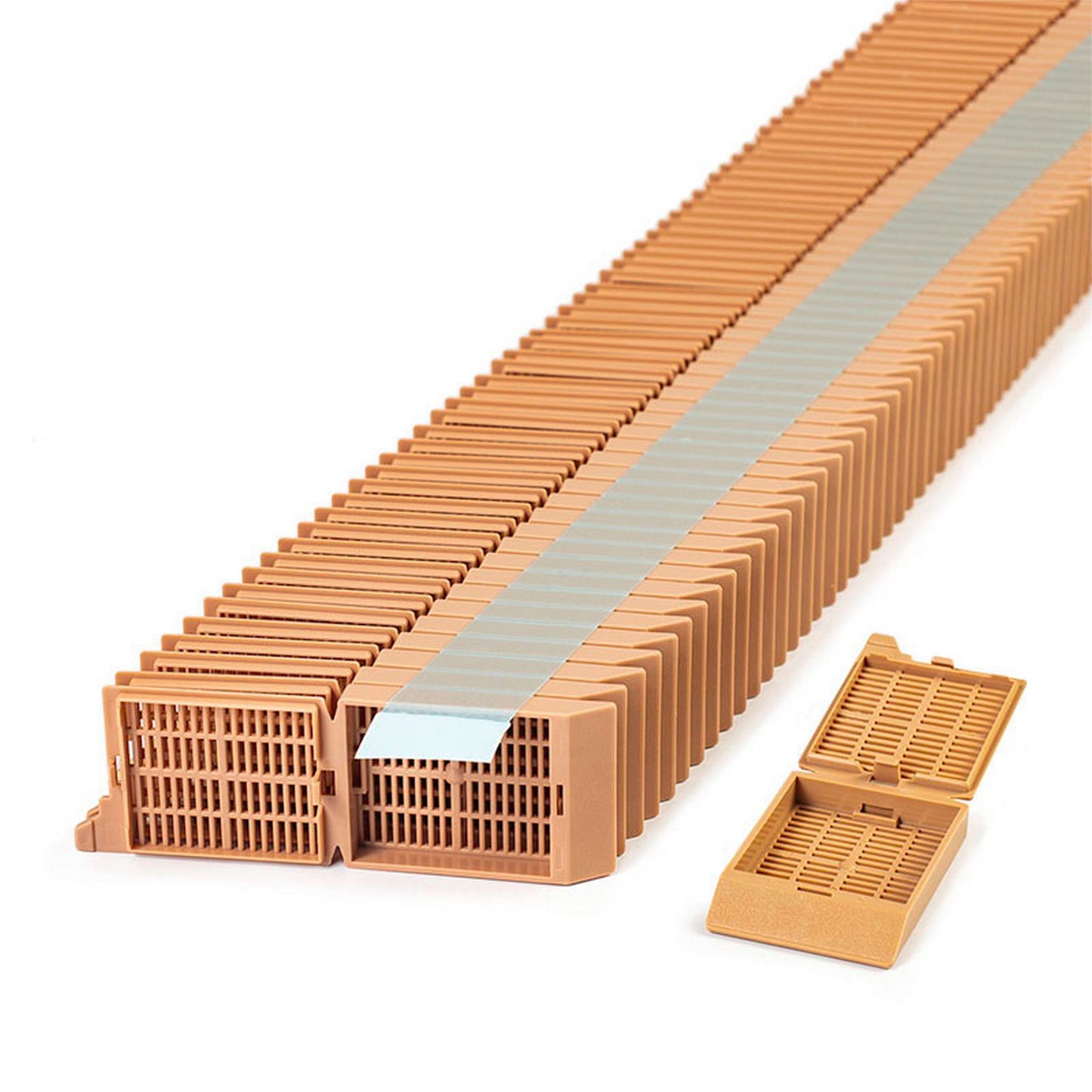 Unisette™ Tissue cassettes in Quickload™ Stack (Taped), Tan