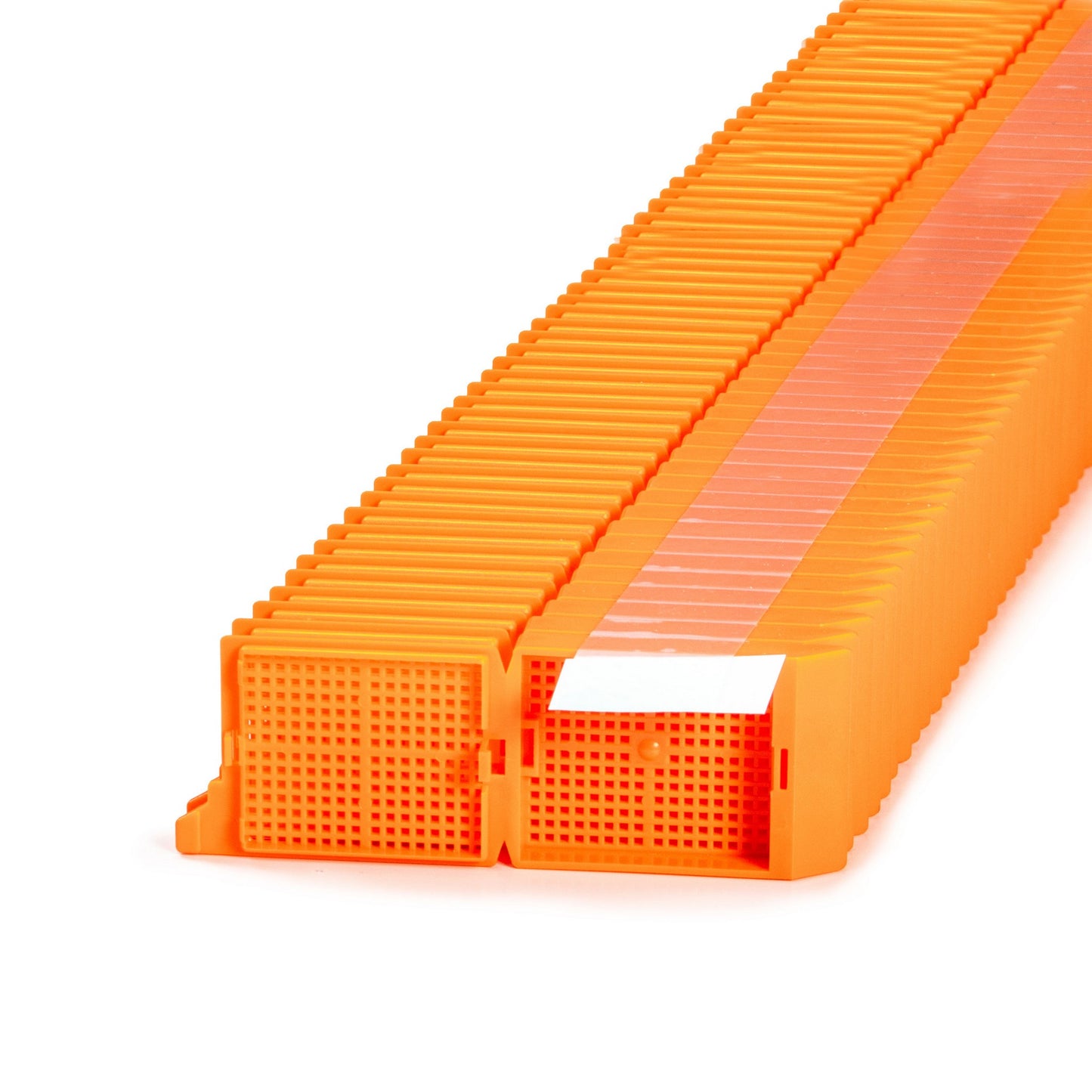 Unisette™ Biopsy cassettes in Quickload™ Stack (Taped), Orange