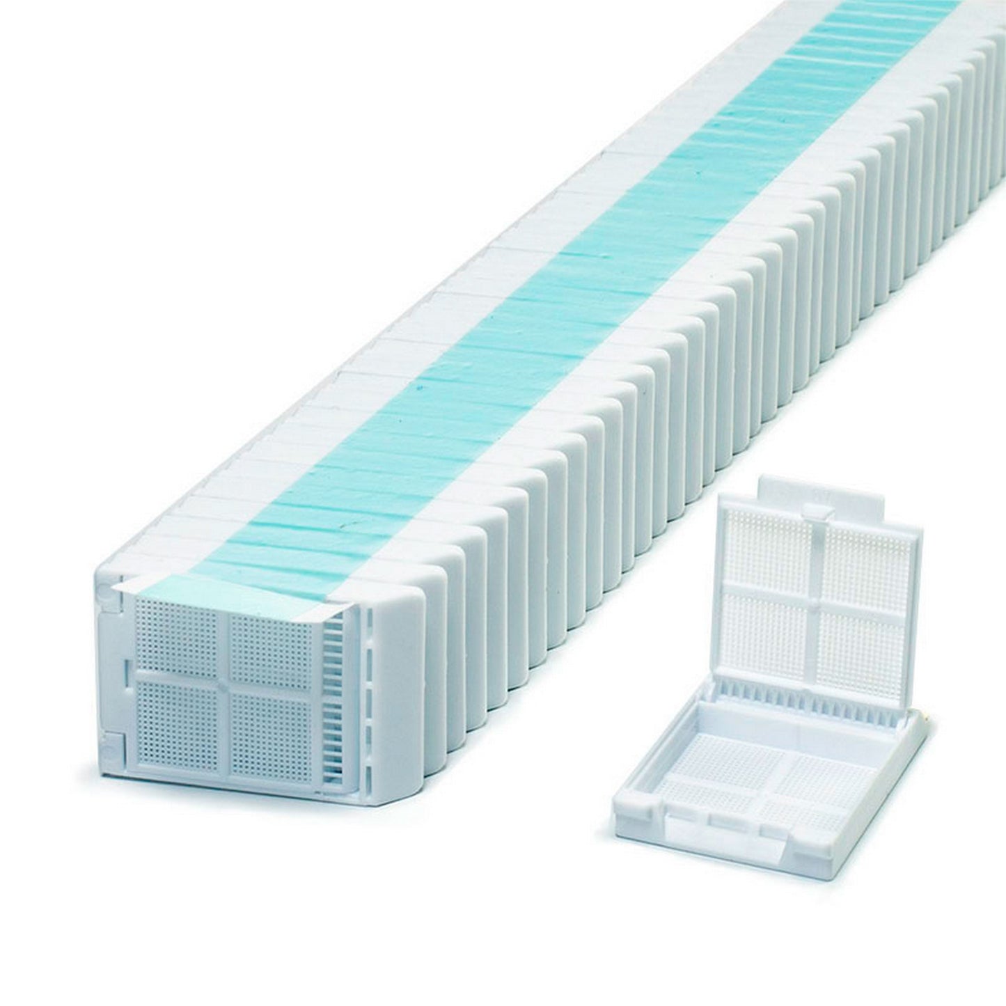 Micromesh™ Biopsy cassettes in QuickLoad™ stack (tape), White