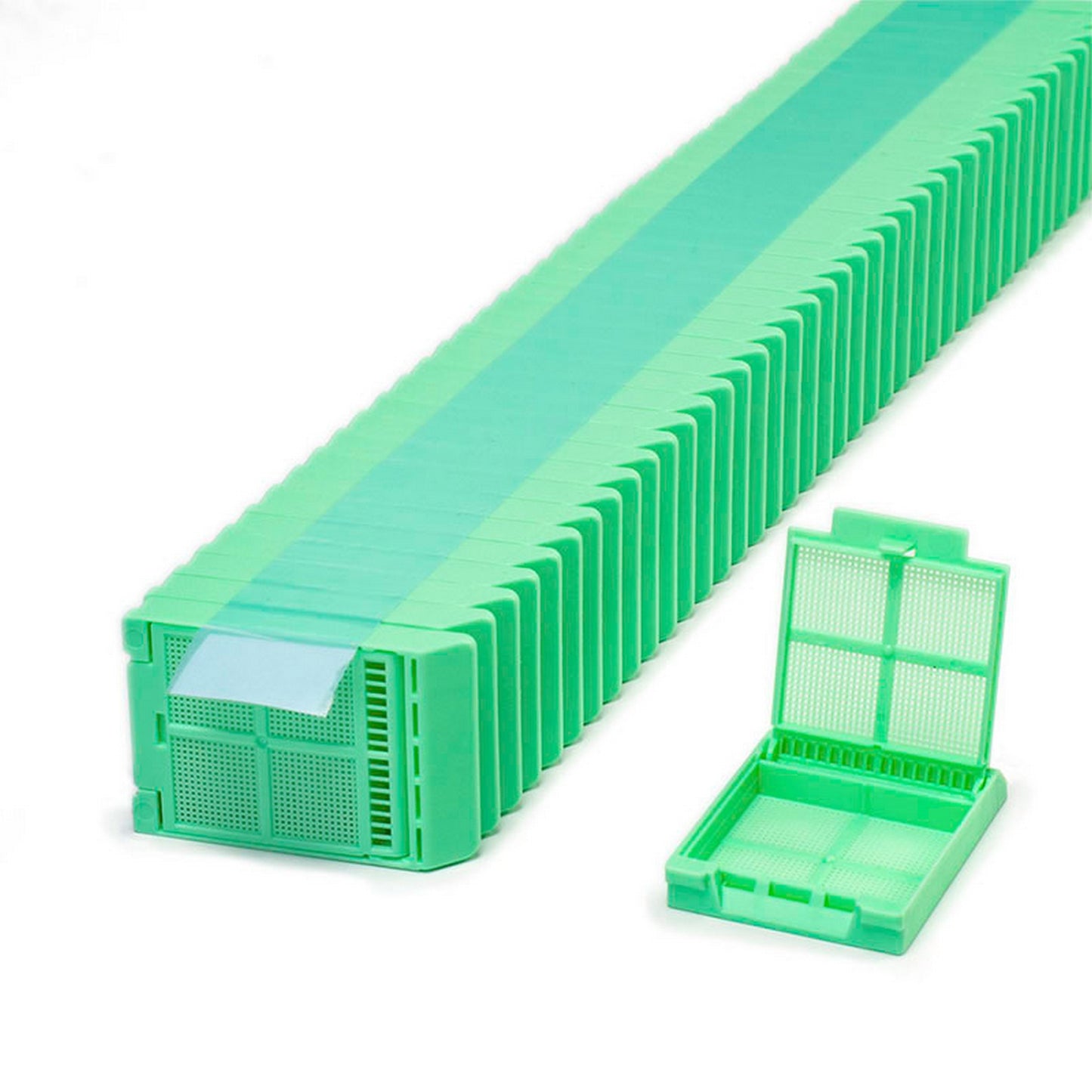 Micromesh™ Biopsy cassettes in QuickLoad™ stack (tape), Green