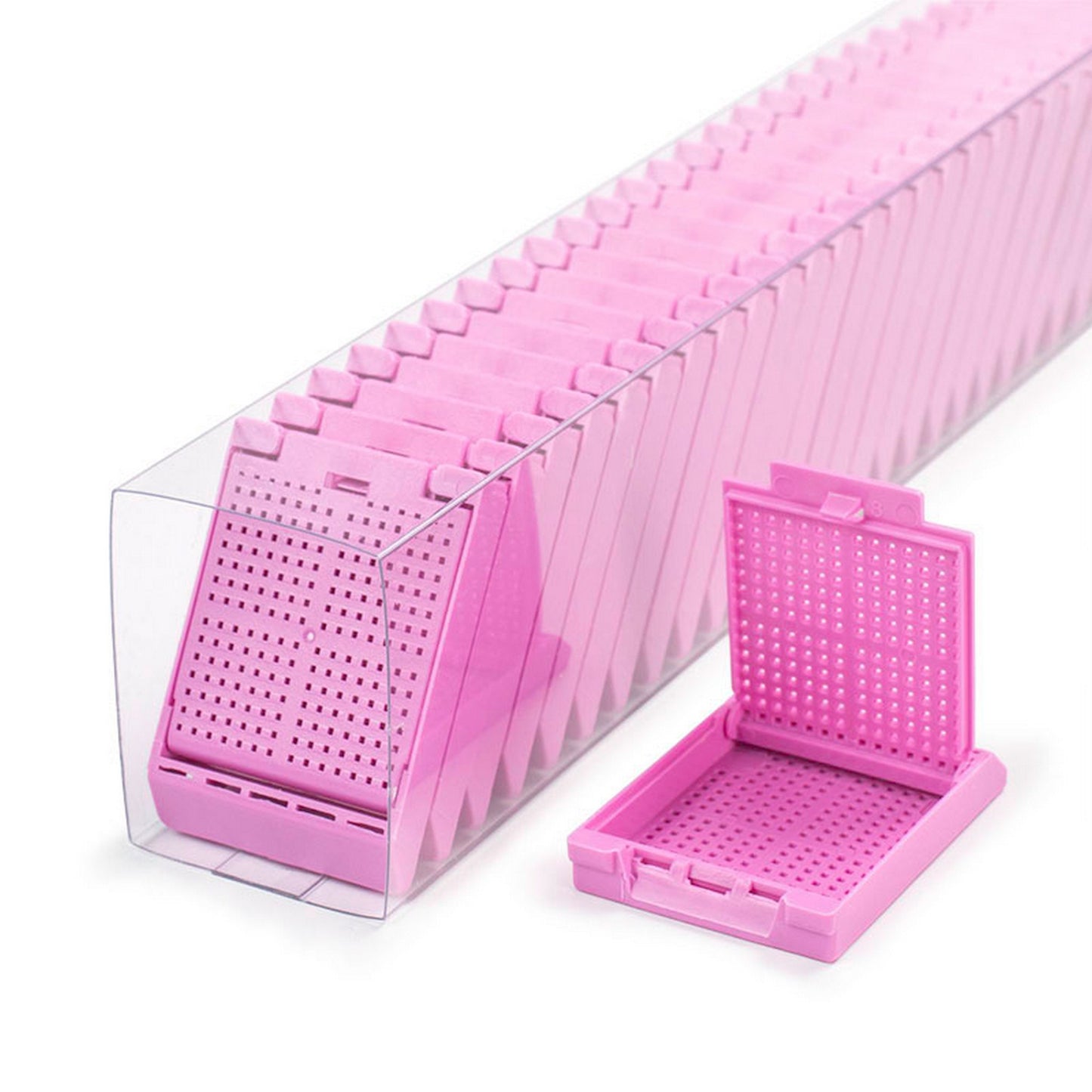 Slimsette™ Biopsy cassettes in QuickLoad™ sleeves, Lilac