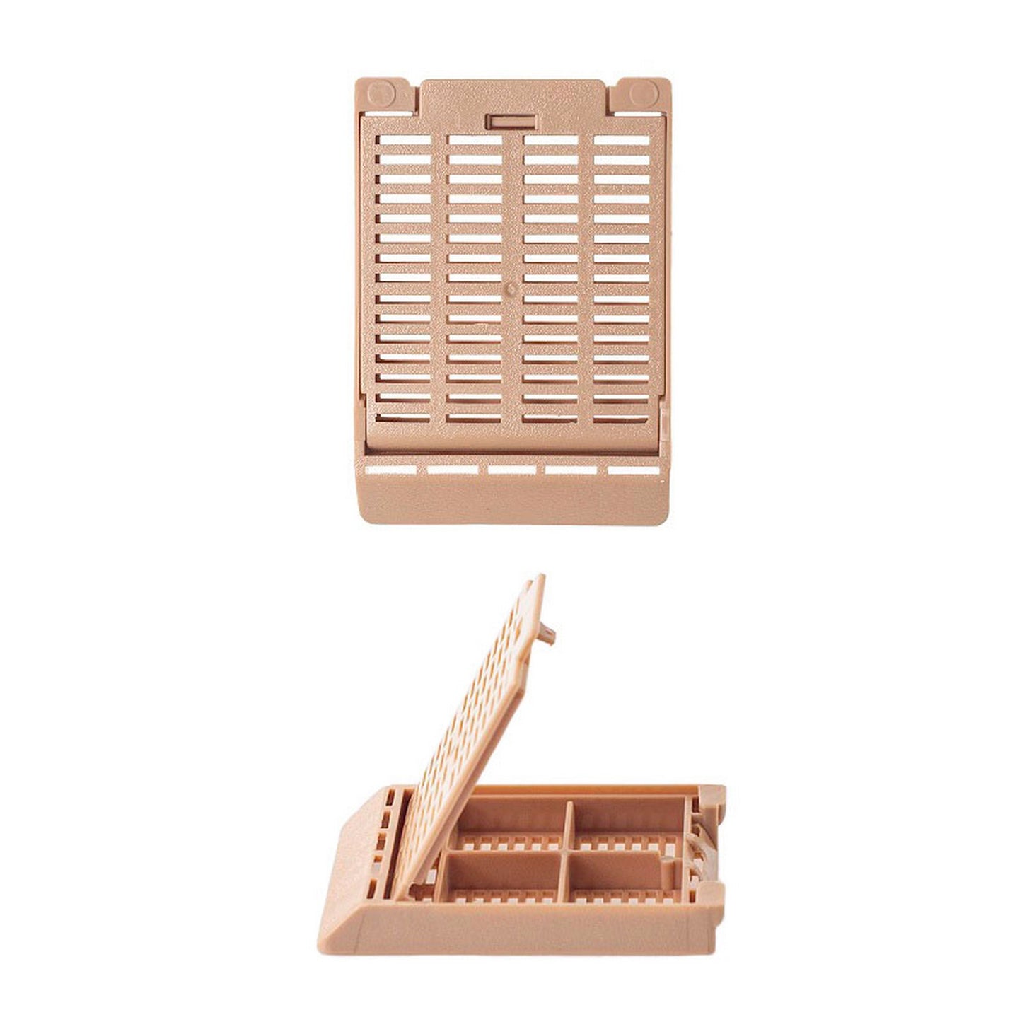 Slimsette™ Tissue cassettes with 4 compartments, Tan