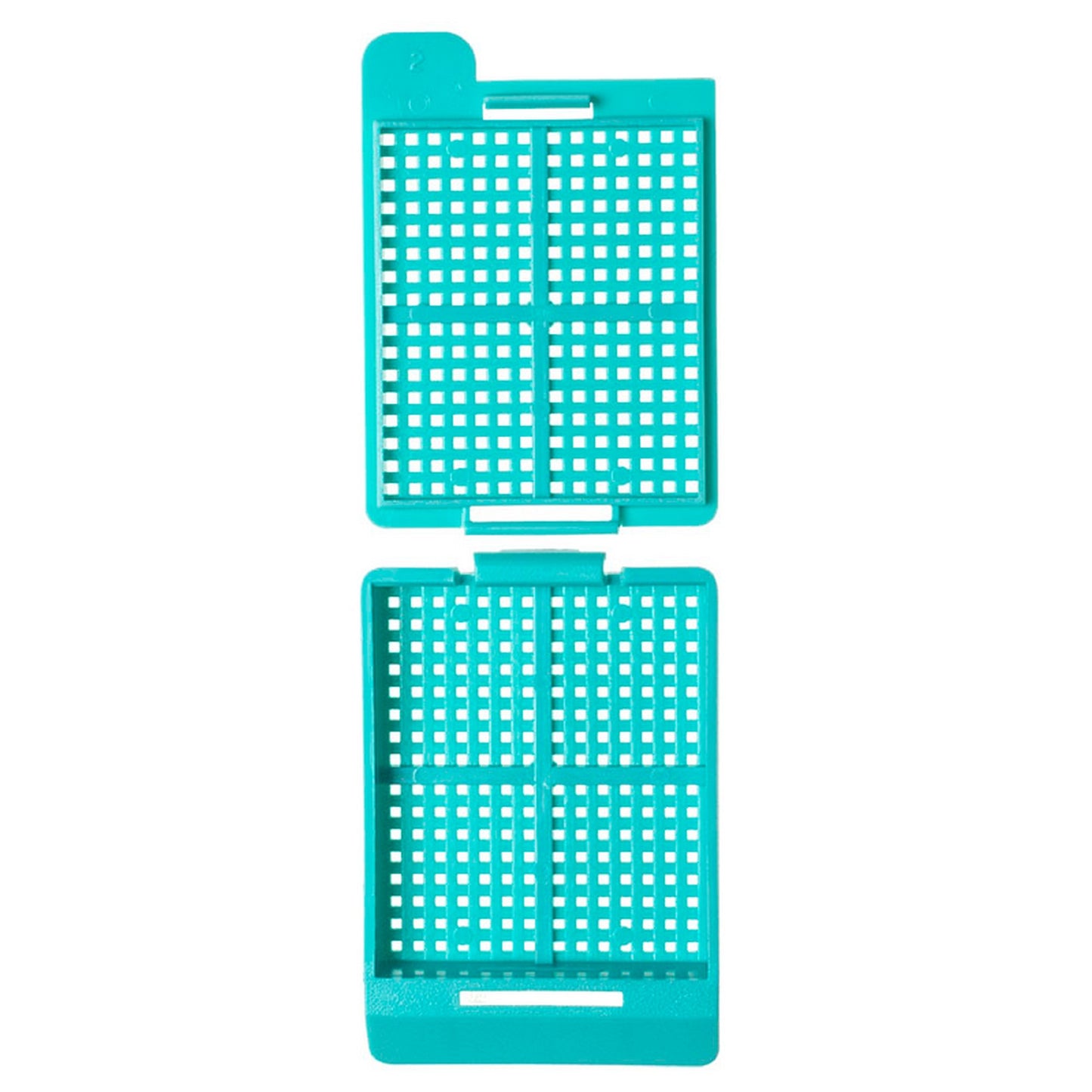 Swingsette™ Biopsy cassettes, Aqua, 1000/pk