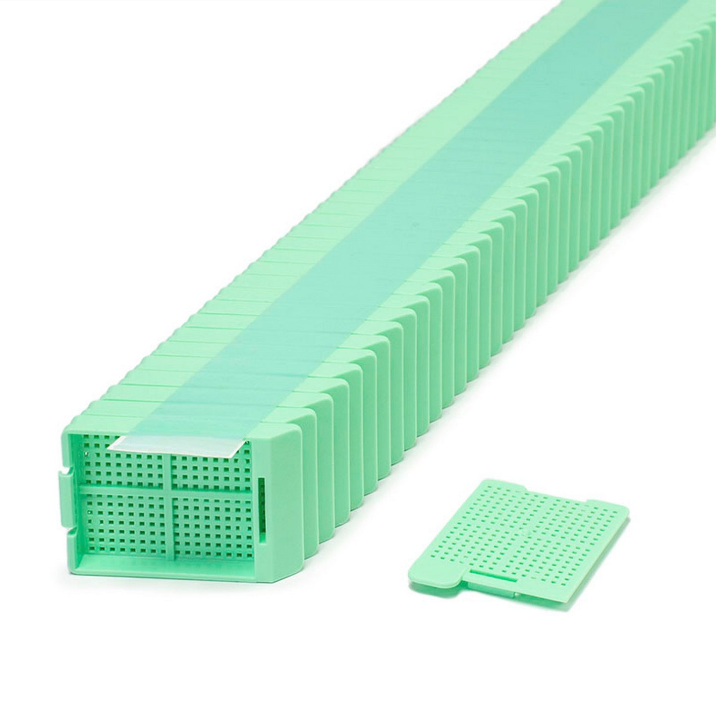 Swingsette™ - Biopsy cassettes in QuickLoad™ Stacks (taped), Green