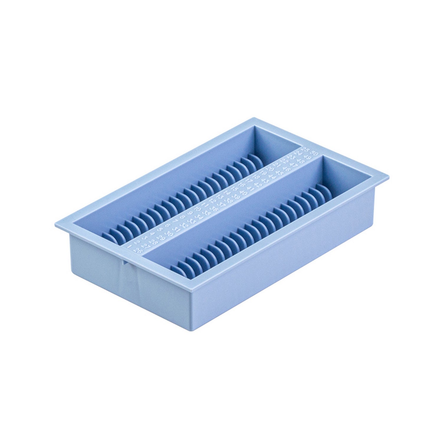 DrainRack™ Jr. slide storage rack, Blue