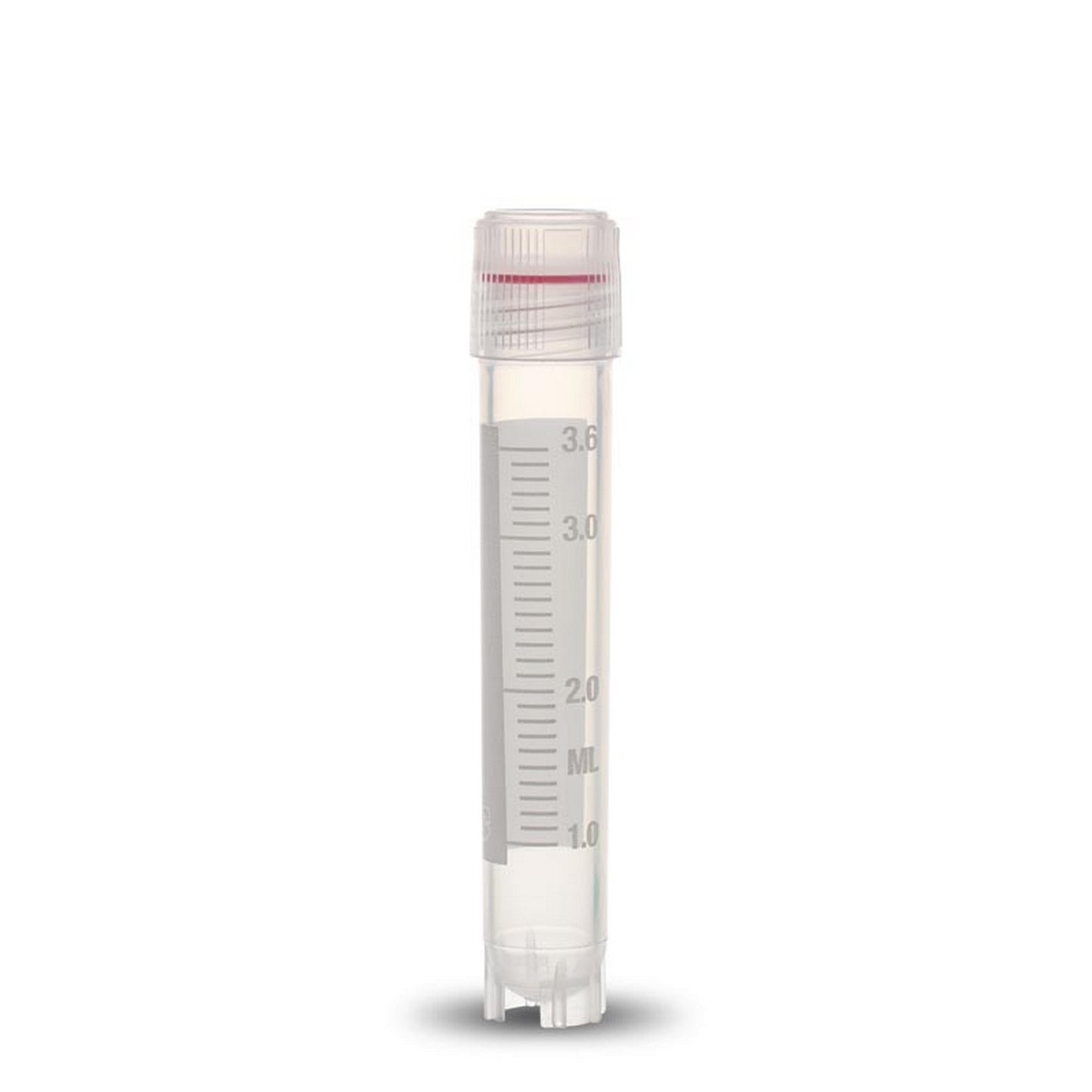 CRYOVIAL® External thread with lip and silicone washer seal, 4 ml self-standing, Sterilized by Gamma radiation and Autoclavable