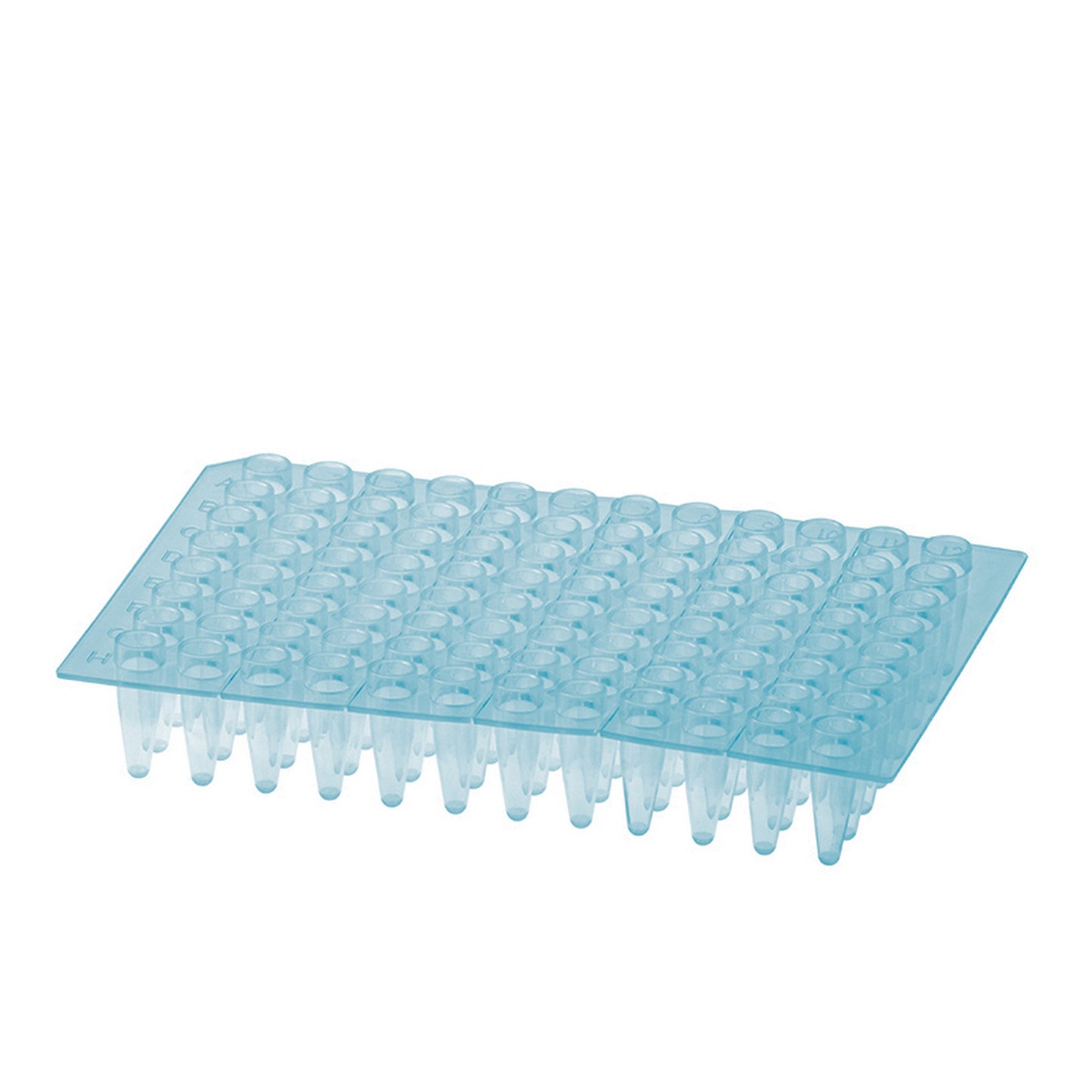 Amplate™ Raised rim thin wall PCR plates : Plate Colors - Blue, Wells - 250 µl / without skirt, Minimum Order Quantity of 10 Cases