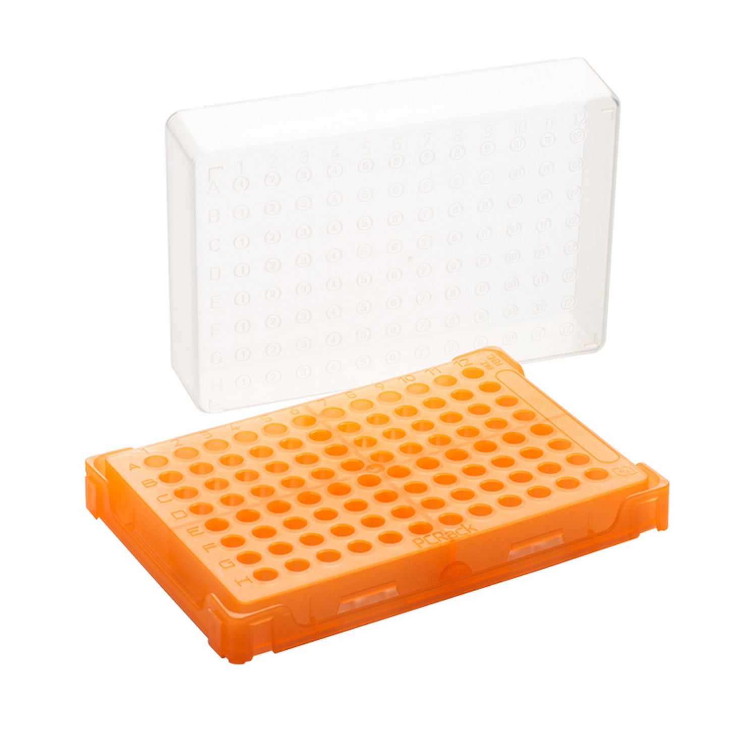 PCRack™ With Clear Lid, Orange