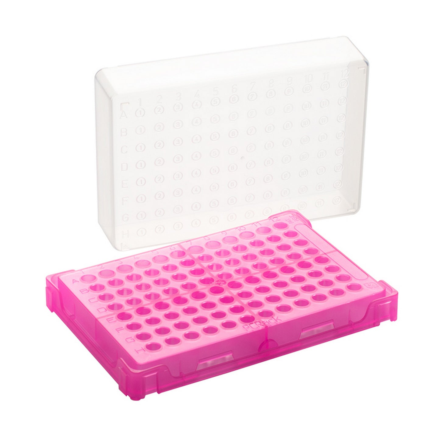 PCRack™ With Clear Lid, Pink