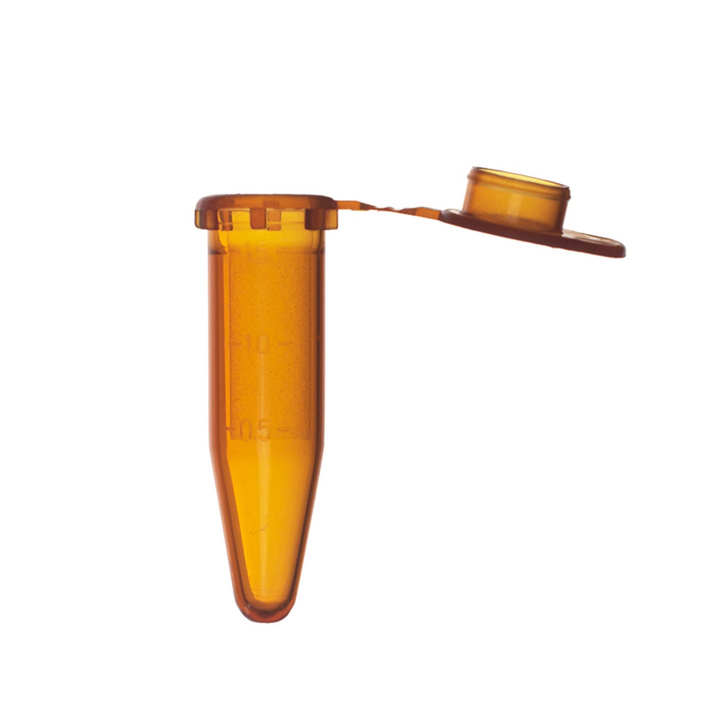 ClikLok™ Microcentrifuge Tube with Flat Cap, Amber, 1.5 mL