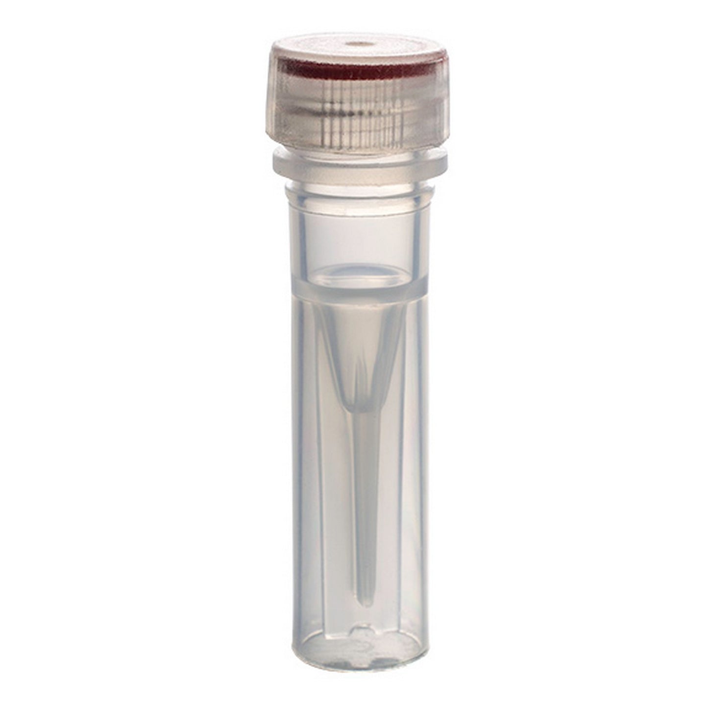 MicrewTube® with Washer Seal Screw and Flat Top Cap, 0.5 ml Self Standing, Not assembled, non graduated, Qty/Cs 1000