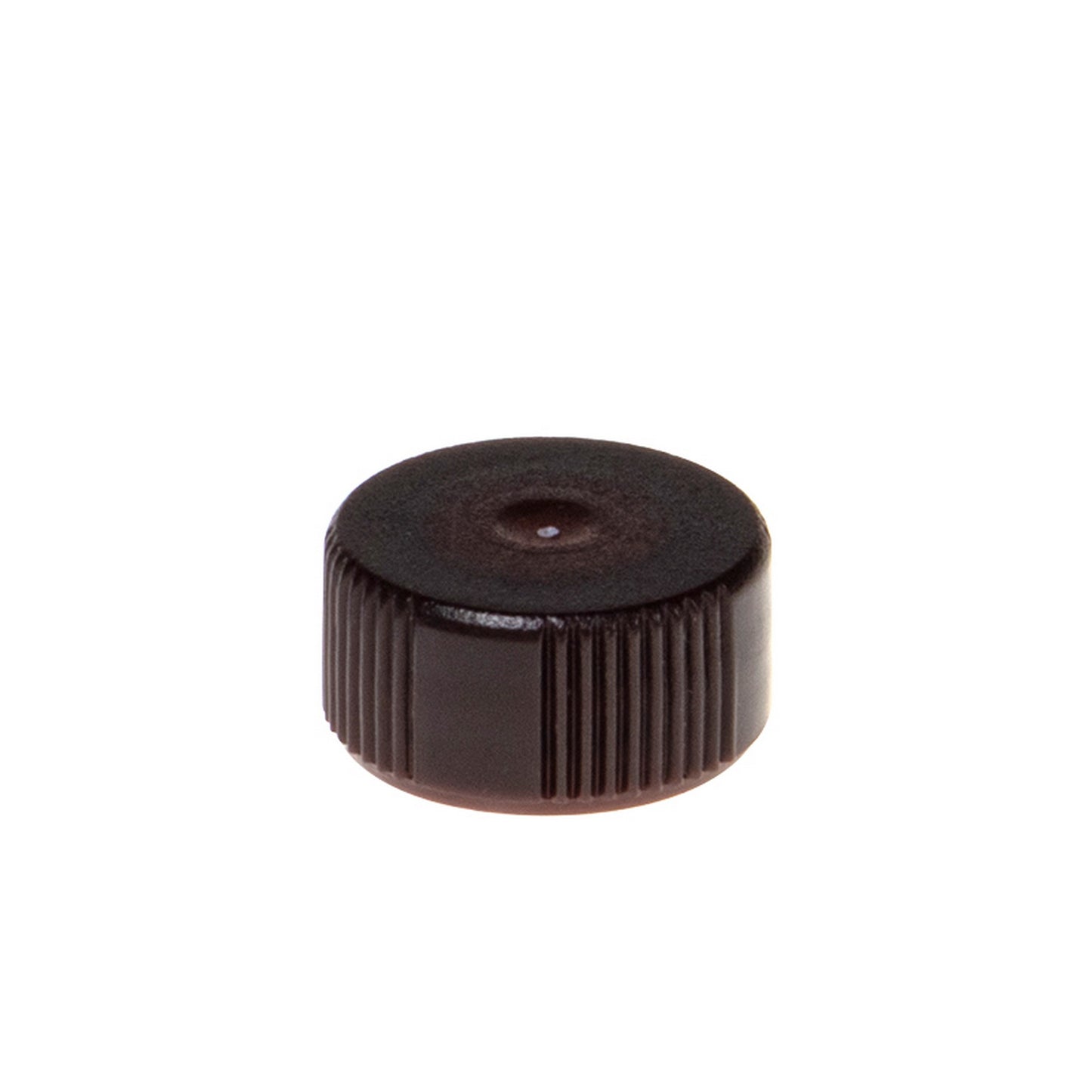 Colored Cap Closure, Lip Seal, Flat Top without loop, Brown