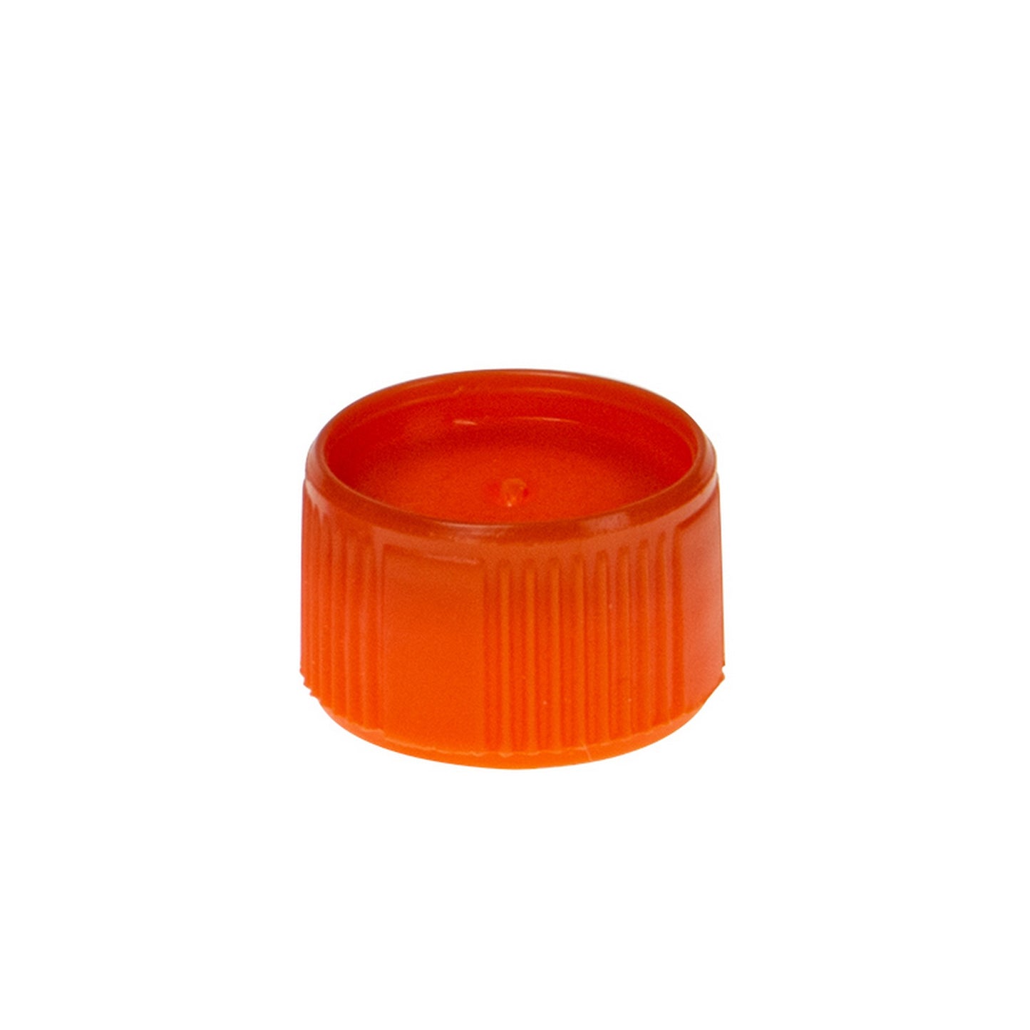 Colored Cap Closure, Washer Seal without attachment loop, Orange