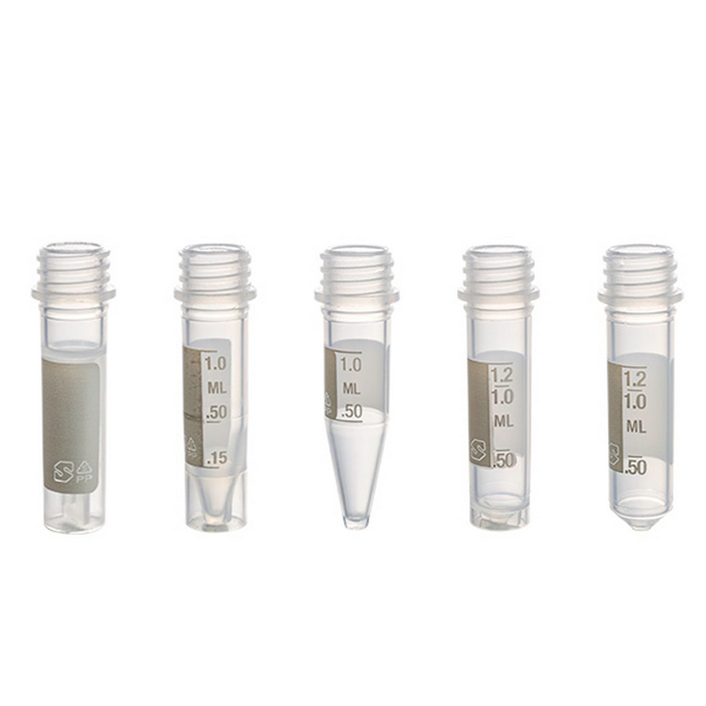 MicrewTube® Graduated - Tubes Only, 0.5 ml Self Standing, Qty/Cs 1000