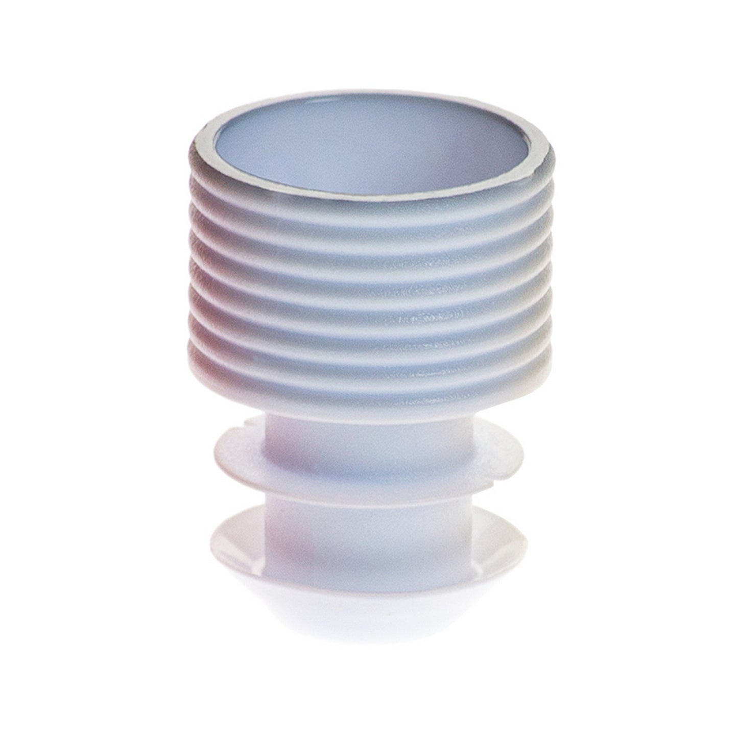 Flange Plug Caps, for 16 mm tubes, White