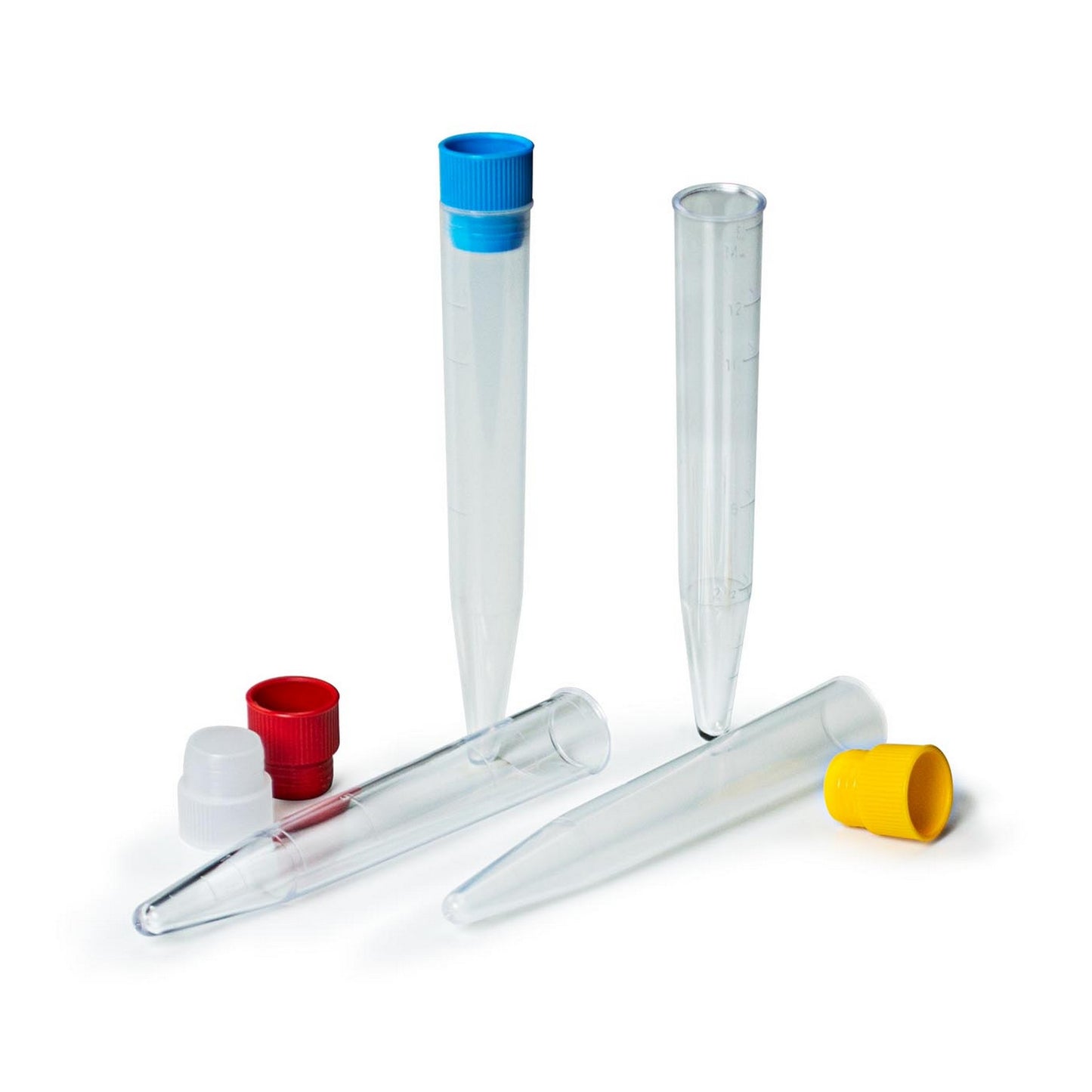 Centrifuge Tubes, 15 mL, 17 x 120 mm, Polystyrene, Bulk, Qty/Cs 1000