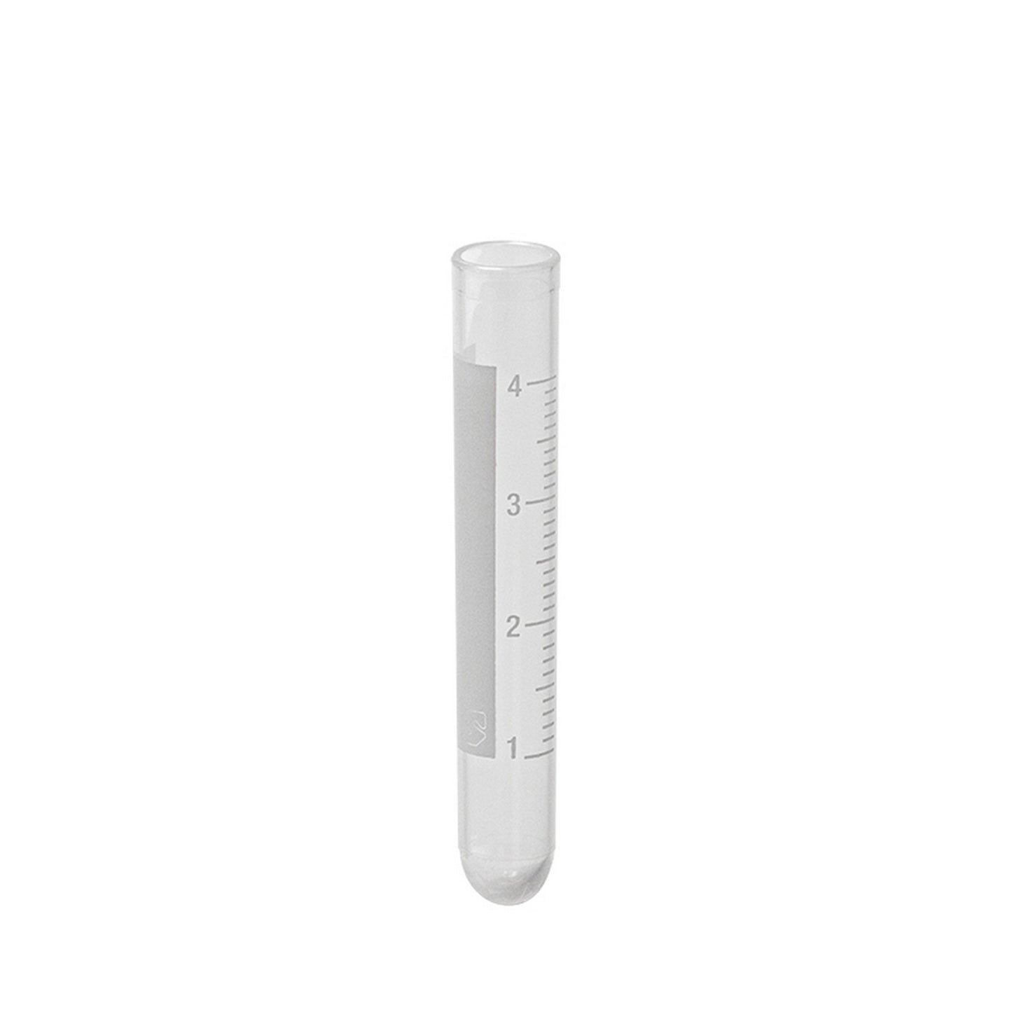 Cultubes™ - 5ml Graduated Culture Tubes without Caps, Polystyrene (PS), Qty/Tray 125 and Qty/Cs 1000