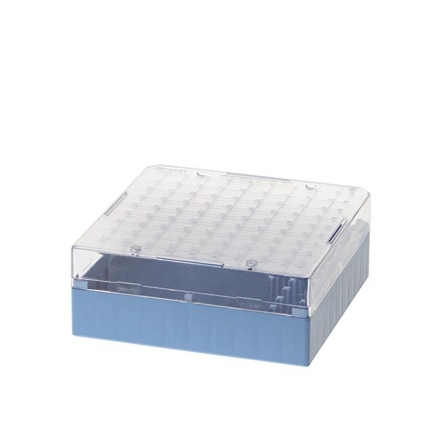 StoreBox™ Storage boxes for sample tubes, 100 place for 1 to 2 ml sample tubes, Blue