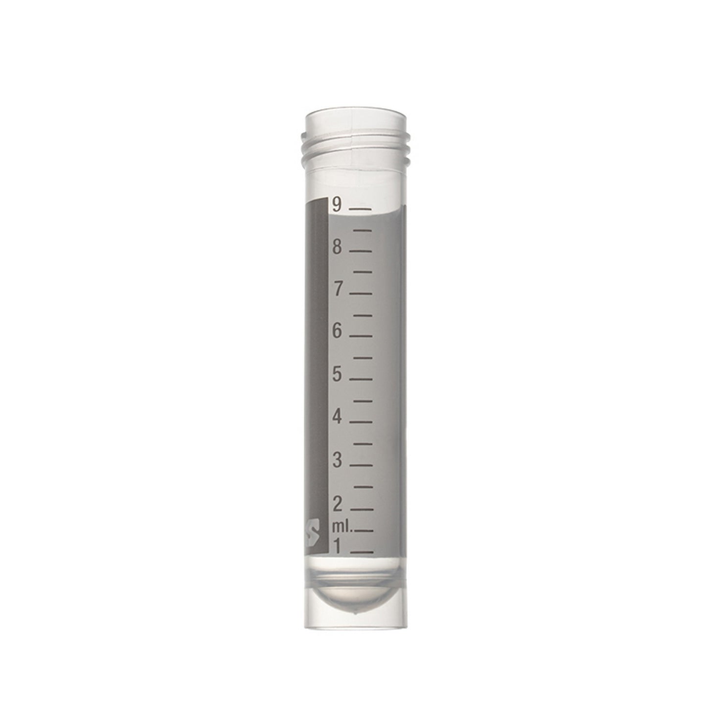 SELF-STANDING TRANSPORT TUBES, 10 ml tube, printed graduation