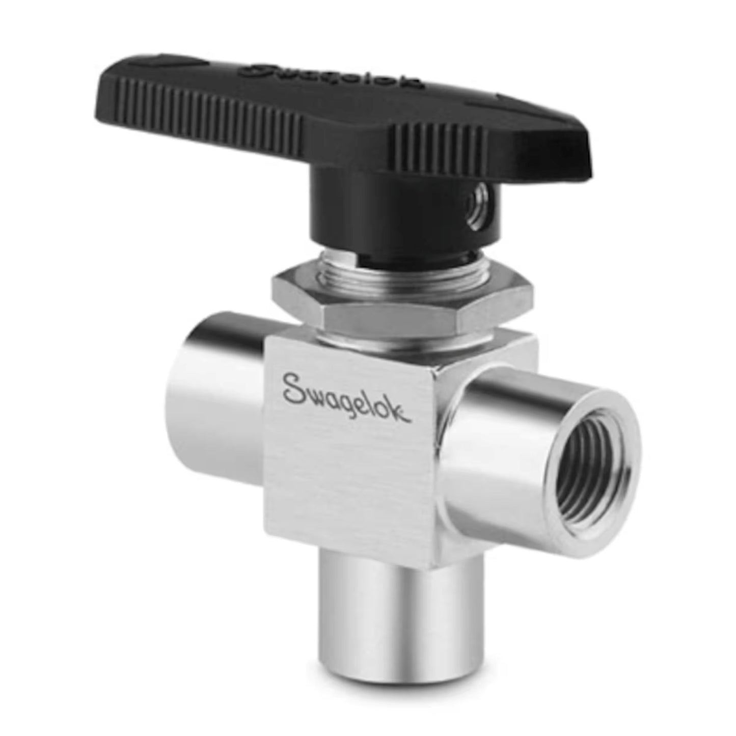 Sale Item - Ball Valve, 3-Way, 40G Series, 0.75Cv, 1/4" FNPT, 1 Piece, SS, Special Clearance Pricing Shown While Quantities Last