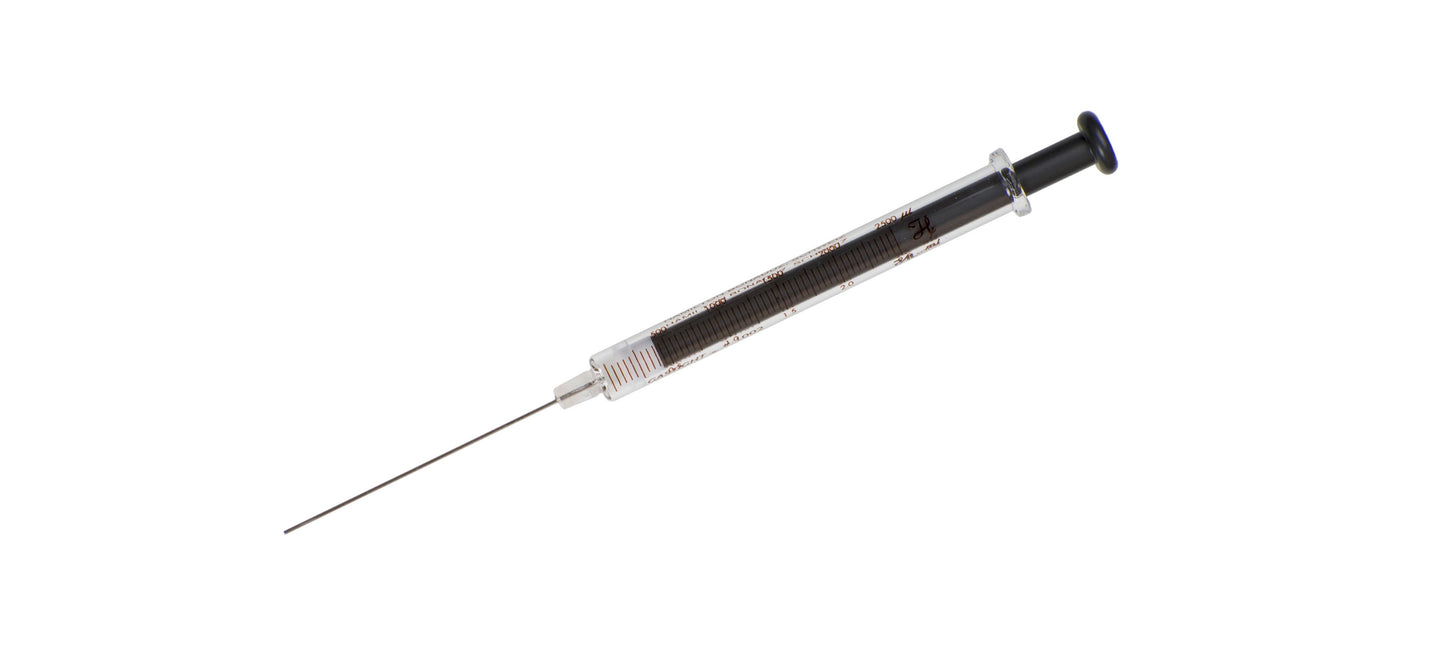 2.5 mL, Model 1002 LTN CTC Syringe (9.65 mm), C-Line, Cemented Needle, 22 ga, Point Style 3