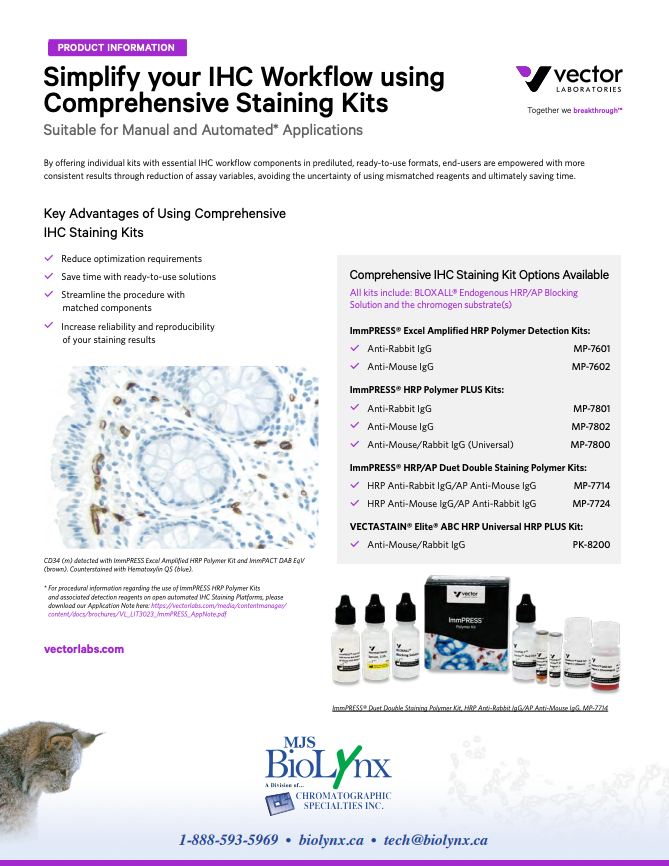 Simplify your IHC Workflow using Comprehensive Staining Kits