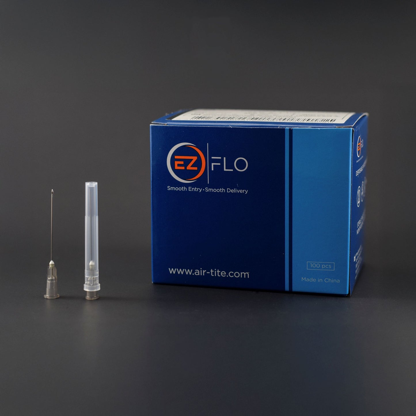 Image of AITNEZ22112 - EZ FLO Hypodermic Needles, 22 Gauge x 1 1/2 , Sterile, Polypropylene Hub, for Laboratory Use