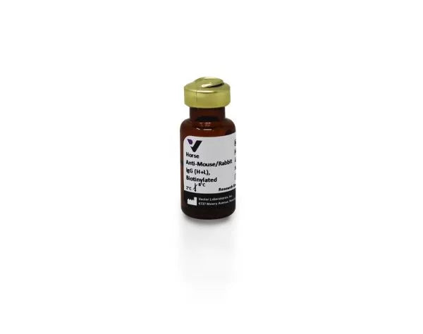 Image of VECTBA1400 - Anti-Mouse/Anti-Rabbit IgG (H+L) (Universal), Biotinylated, 2.1mg