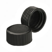Cap, 38-430, Black Phenolic, with PE Foam Liner