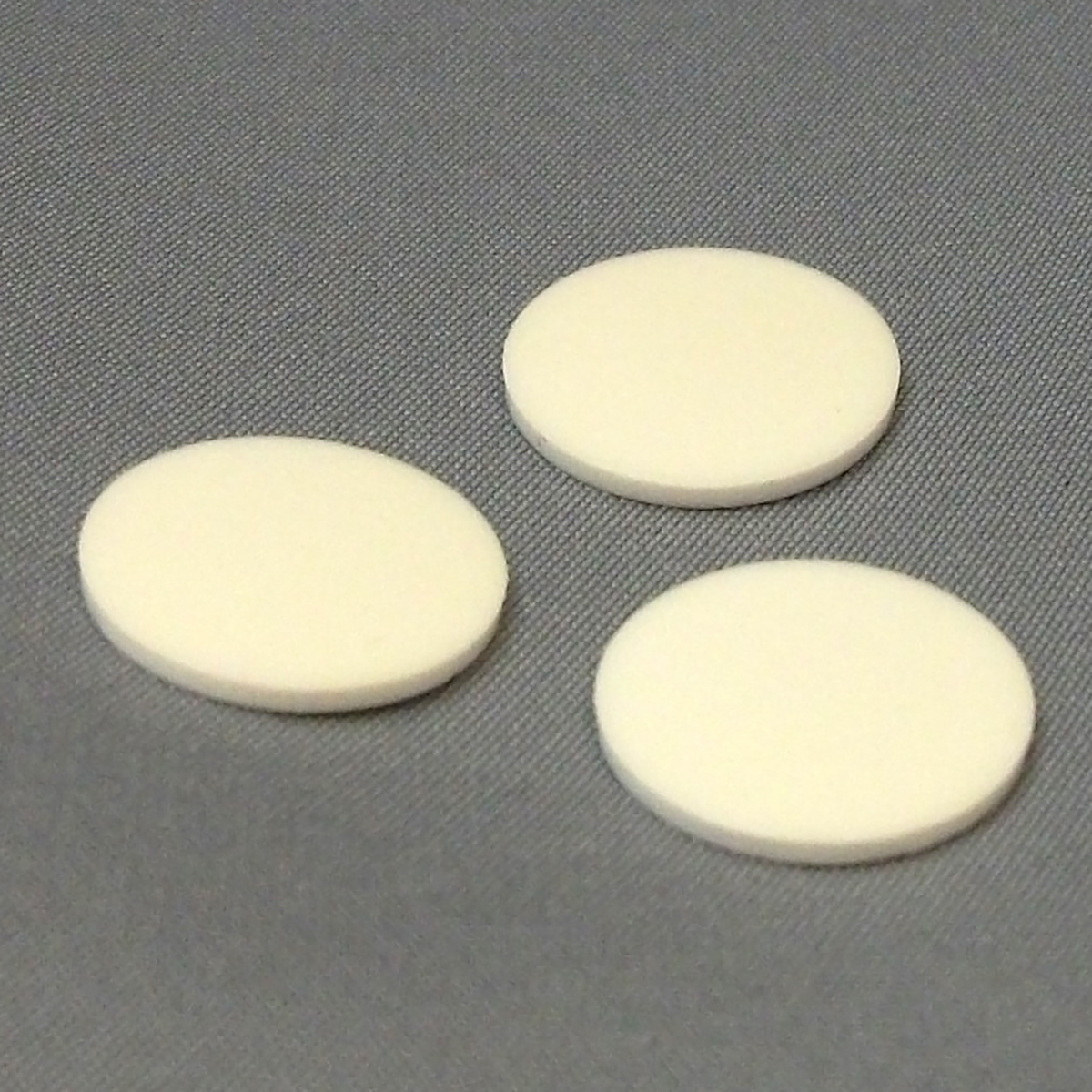 Septa, 12 mm, 0.040", White PTFE/White Silicone, Minimum Order Quantity of 2 Packages