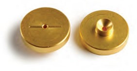 Inlet Seal, CHROMSPEC, 0.8 mm ID Single Column, Gold-Plated, For Agilent GCs, 2/pk