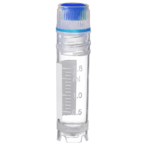 Sale Item - Cryovial, 2.0mL, Self-Standing, Internal Thread, Rounded Internal Bottom, PP, with Writing Area, Screw Cap & O-ring, Sterile, Special Sale price shown, while quantities last