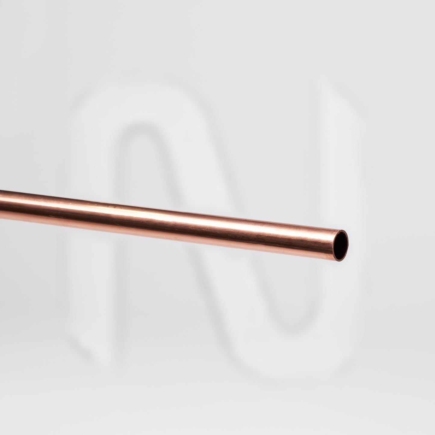 Hard Copper Pipe, Type L, 3/8" OD, Precleaned, 12' Straight Length
