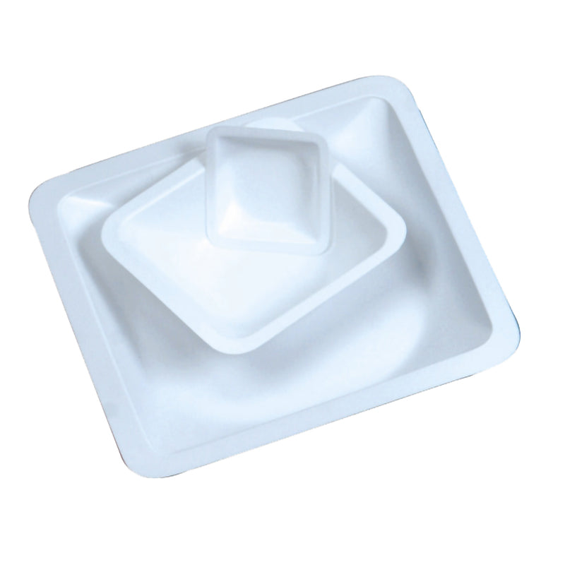 Large White Weighing Boat, 140 x 140 x 22 Mm, 500/Pack