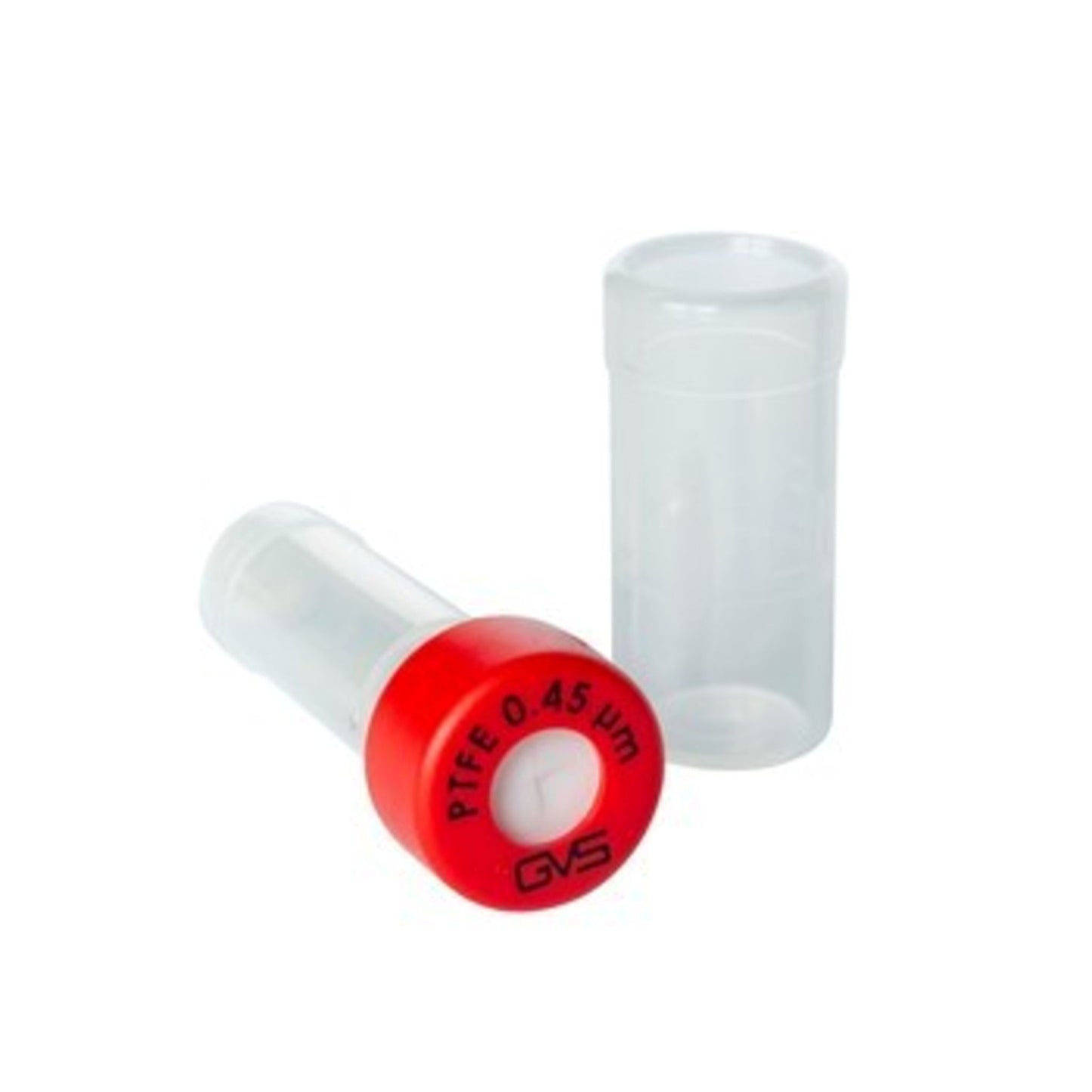 Separa® Syringeless Filter Vial, 0.45 µm PTFE Red