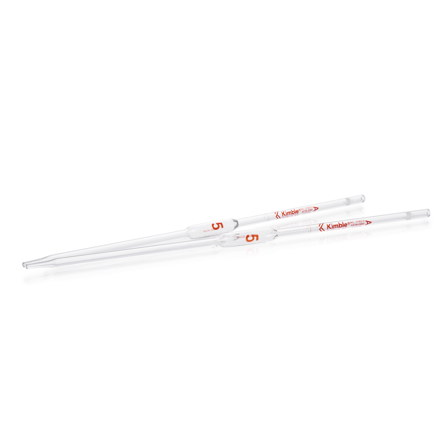 KIMBLE® KIMAX® Volumetric Pipet, Class A, TD, Batch Certified and Serialized, 100 mL, 3/pk