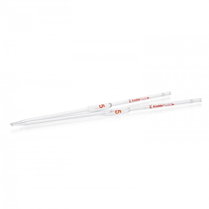 KIMBLE® KIMAX® Volumetric Pipet, Class A, TD, Batch Certified and Serialized, 2 mL