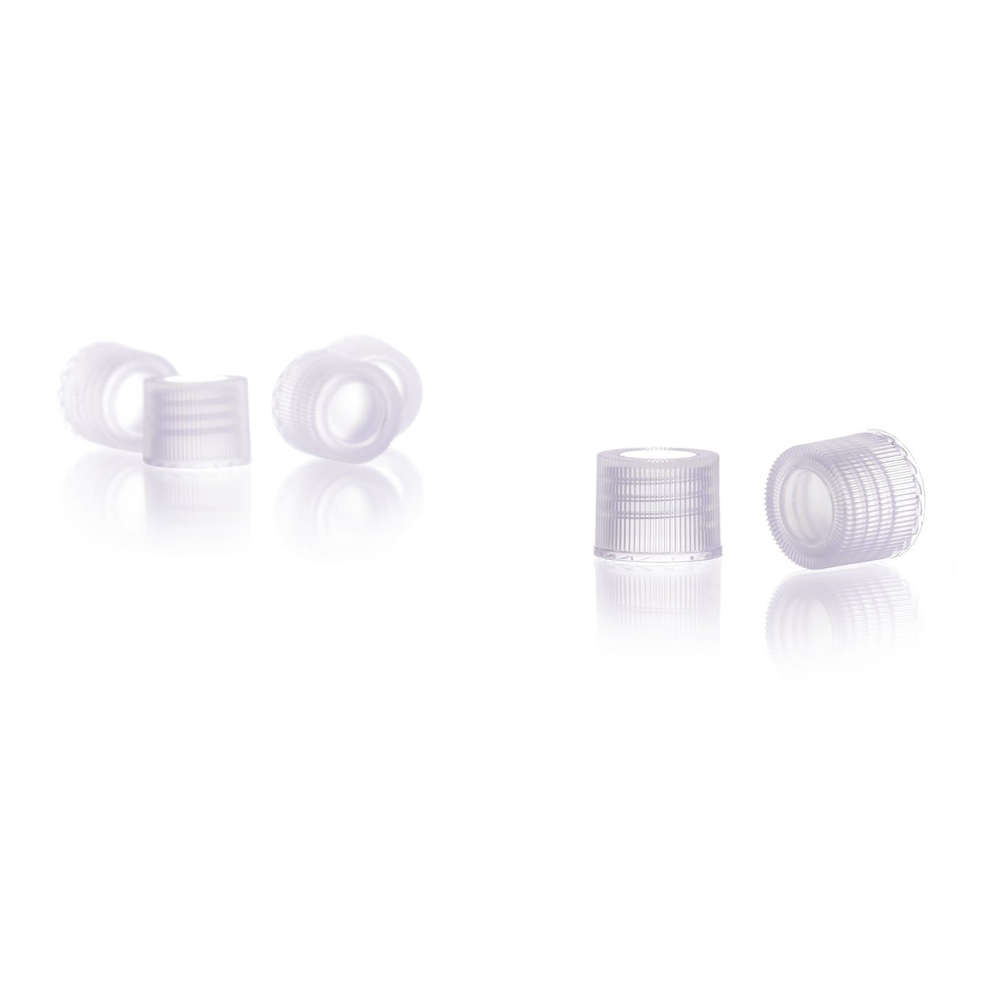 KIMBLE® Closed Top Screw Thread Cap, Linerless,15-415, Natural PP