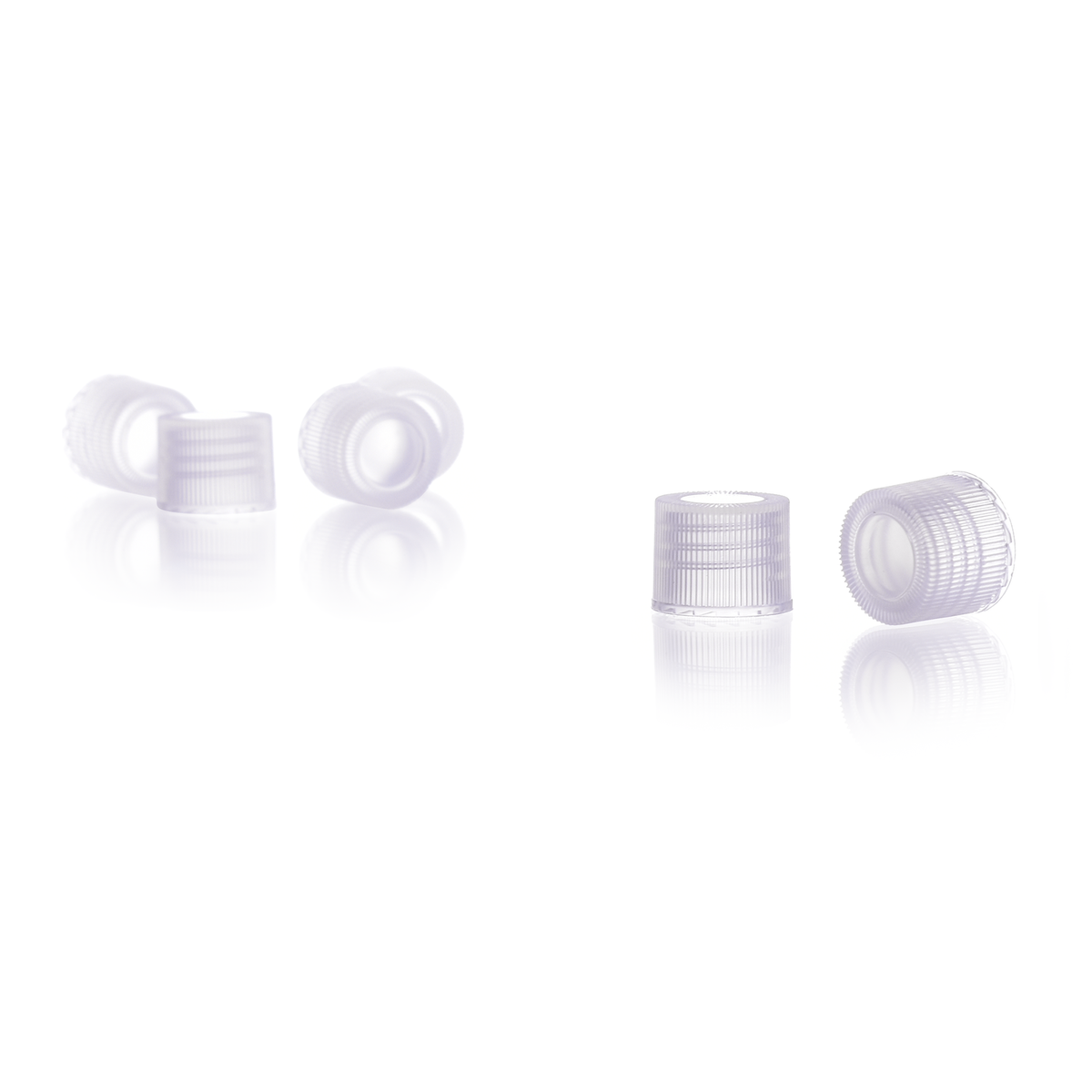 KIMBLE® Closed Top Screw Thread Cap, Linerless, 15-415, White PP, 1000/pk, Made to Order, Non-Returnable, Non-Refundable